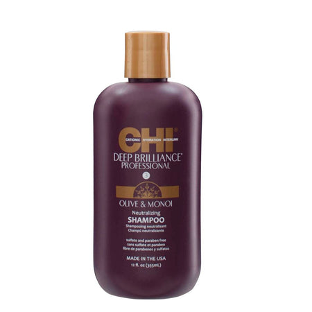 CHI Deep Brilliance Optimum Moisture Shampoo, Sulfate & Paraben Free, For All Hair Types, 355ml - Main Image
