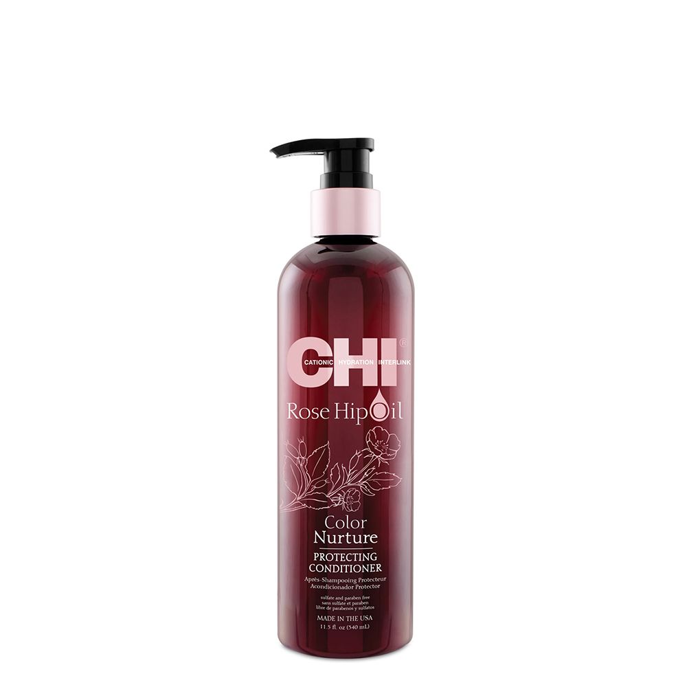CHI Rosehip Oil Protecting Conditioner, Sulfate & Paraben Free, For Color-Treated Hair, 340ml - Main Image