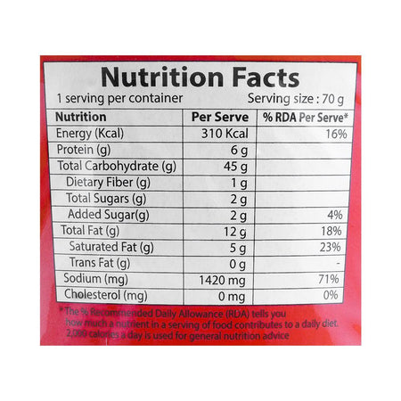 Samyang Korean Kimchi Ramen Cup Noodle, 70g - Image 3