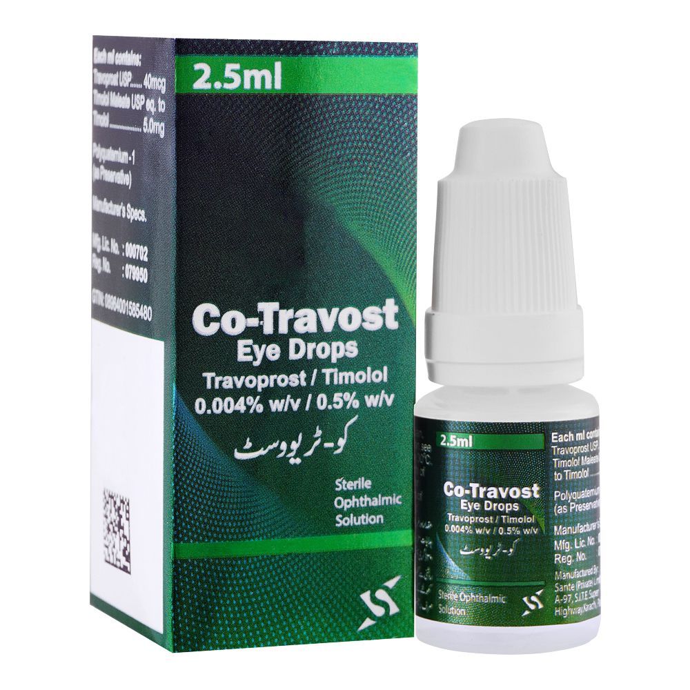 Sante Pharma Co-Travost Eye Drop, 2.5ml - Main Image