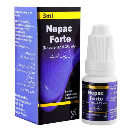 Sante Pharma Nepac Forte Ophthalmic Suspension, 3ml - Main Image