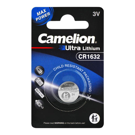 Camelion Ultra Lithium Battery, 3V, CR1632-BP1 - Main Image