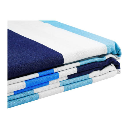 Sanaulla Fantasy Double Cotton Bed Sheet, For King Bed, Sky Blue & White F203006 - Image 3