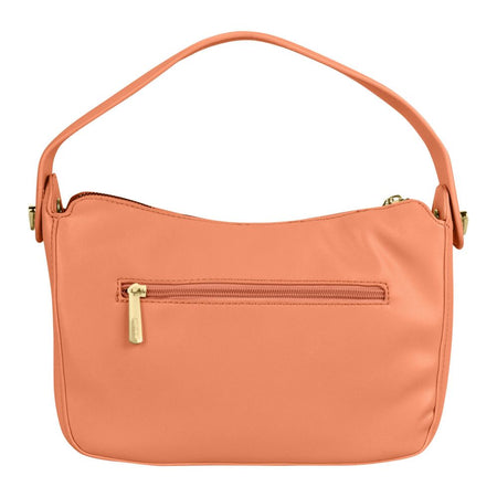 D-J Hand Bag With Shoulder Strap, Pink, CM6625 - Image 3