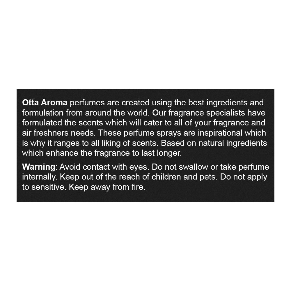 Otto Aroma Home & Car Air Freshener, Black Pearl Spray, 200ml - Image 3