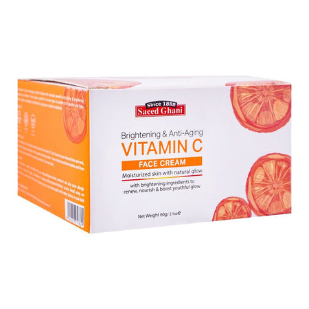 Saeed Ghani Vitamin C Brightening & Anti-Aging Face Cream, 60gm - Main Image