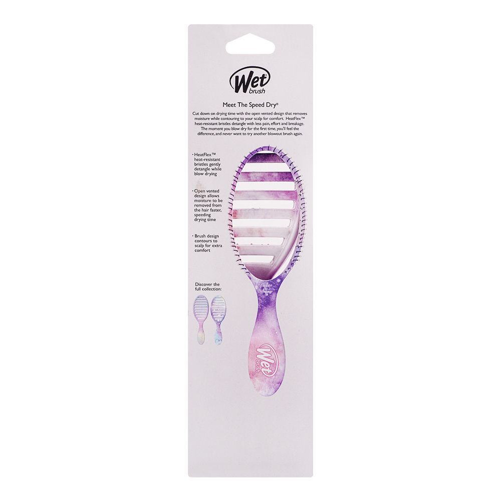 Wet Brush Speed Dry Hair Brush, Color Wash Watermark, BWR810WAWM - Image 4