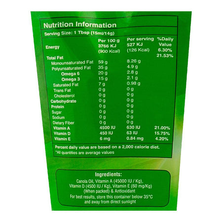 Dalda Canola Oil Standy Pouch, 1 Liter - Image 3