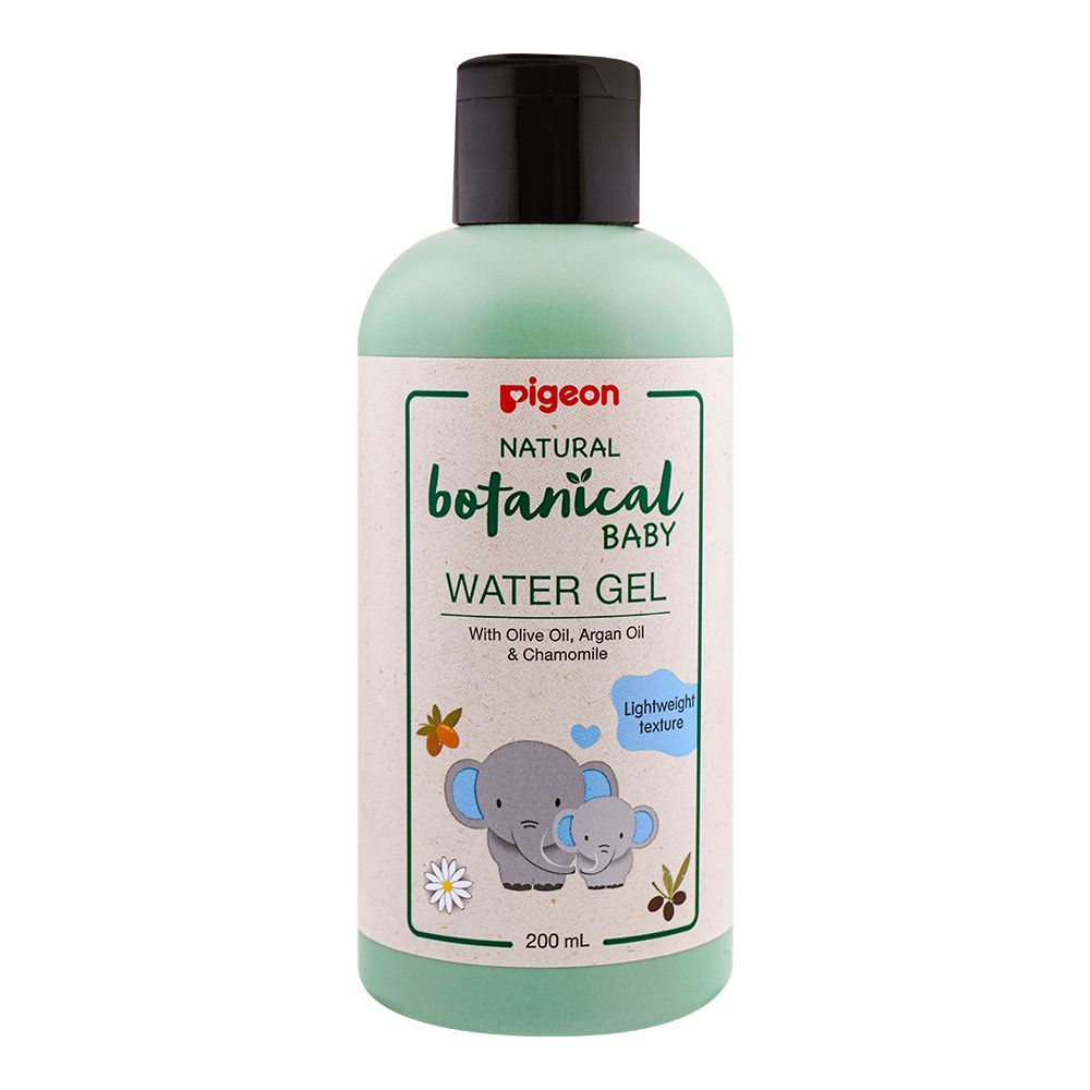 Pigeon Natural Botanical Olive Oil, Argan Oil & Chamomile Baby Water Gel, 200ml - Main Image
