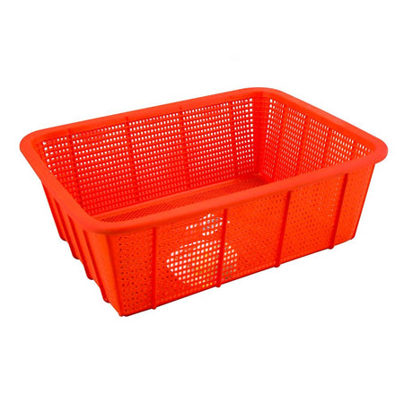 Lion Star Plastic Square Basket, 11.8 x 9.06 x 4.13 inches, Small, BPA Free, Red BW-26 - Image 2