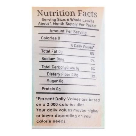 Taas Farms 100% Organic Stevia Leaves 50gm - Image 4
