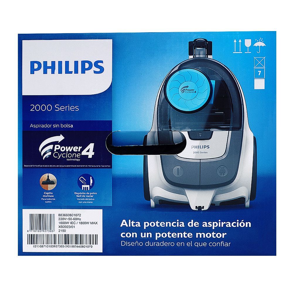 Philips 2000 Series Bagless Vacuum Cleaner, 1800W, XB2023/01 - Image 3