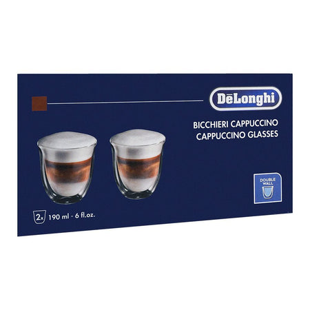 DeLonghi Cappuccino Glasses, 2x 190ml, DLSC311 - Image 3