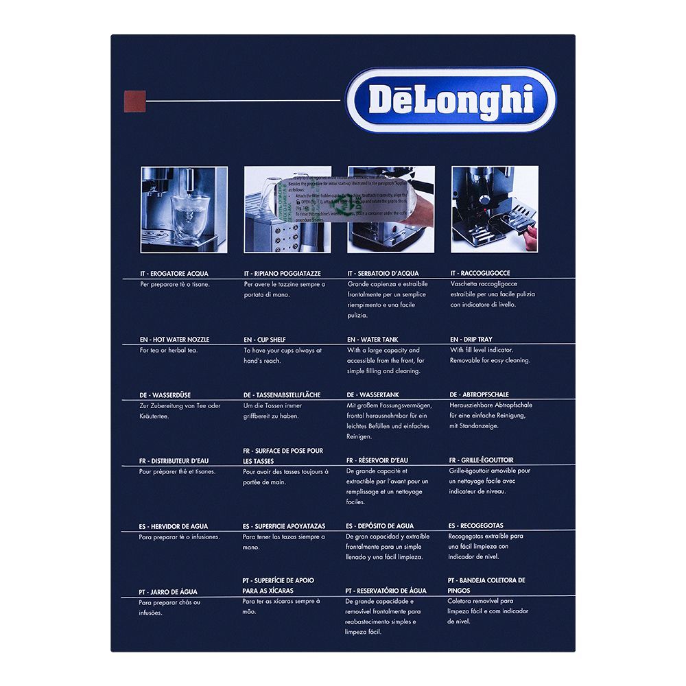 DeLonghi Espresso and Coffee Machine, 15 Bar, EC-850.M - Image 3