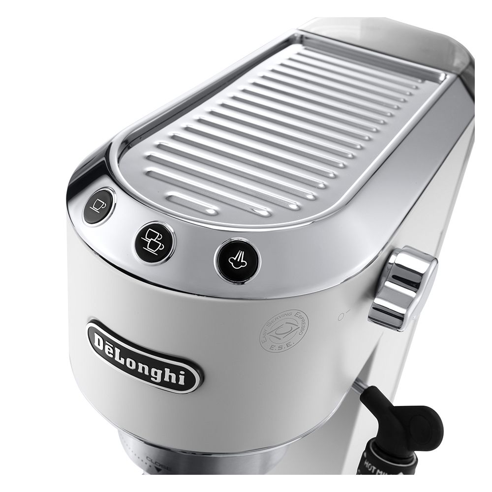 DeLonghi Dedica Style Espresso & Cappuccino Coffee Machine, 15 Bar, EC-685.W - Image 6