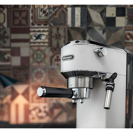 DeLonghi Dedica Style Espresso & Cappuccino Coffee Machine, 15 Bar, EC-685.W - Image 7