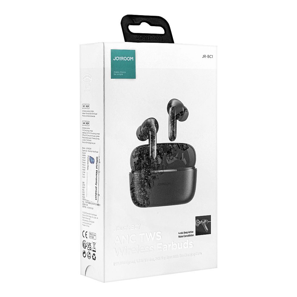 Joyroom Jbuds ANC TWS True Wireless Earbuds, Black, JR-BC1 - Image 2
