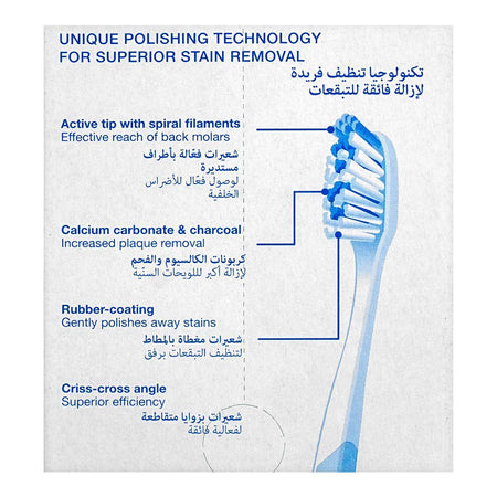 Jordan Expert Shiny White Toothbrush With Case, Soft, 2-Pack - Image 3