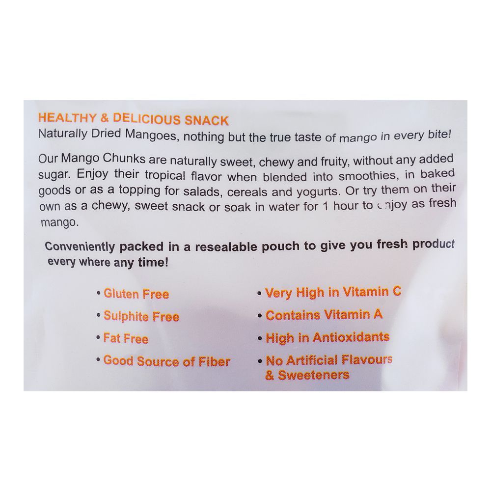 The Earth's Dried Mango Chunks, 75g - Image 3