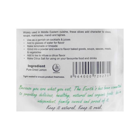 The Earth's Dried Lemon Slices, 30g - Image 3