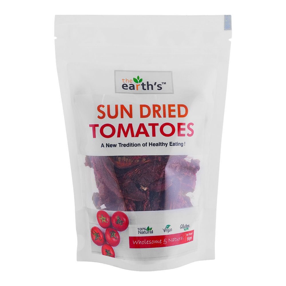 The Earth's Sun Dried Tomatoes, 60g - Main Image