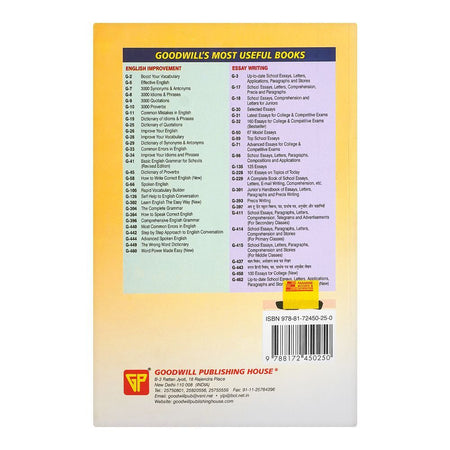 Goodwill's 160 Essays For College & Competitive Examinations, Book By Madan Sood - Image 2