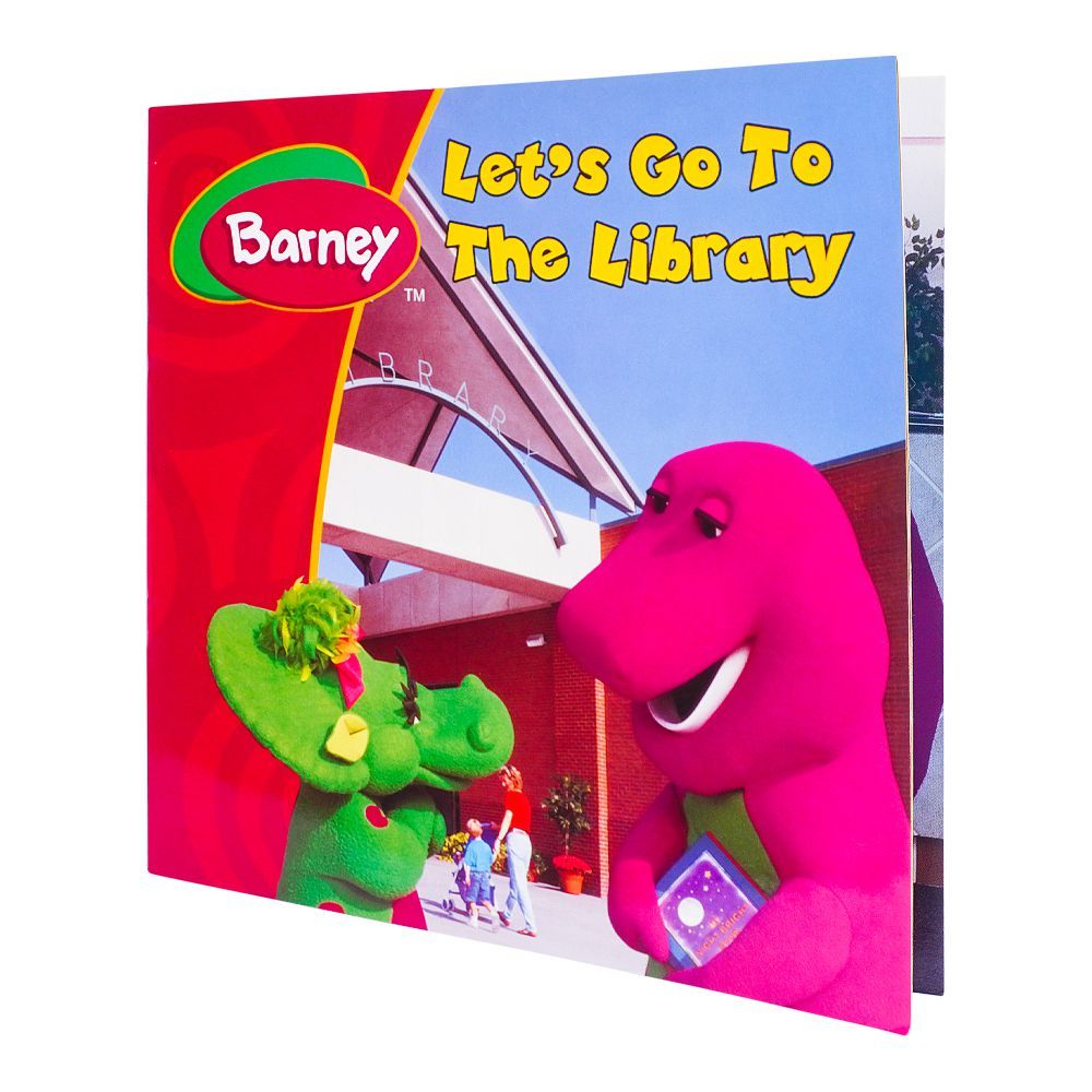 Barney Let's Go To The Library, Book - Main Image