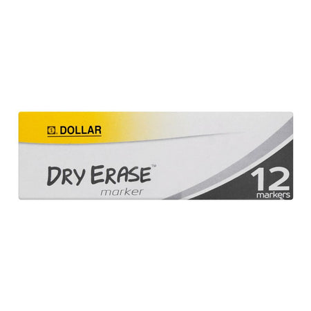 Dollar Dry Erase Marker 2.0 12-Pack, DE2 Black - Image 3