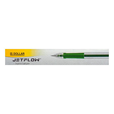 Dollar Jet Flow Hybrid Ball Pen F 0.7, Black, 12-Pack, BP2F - Image 3
