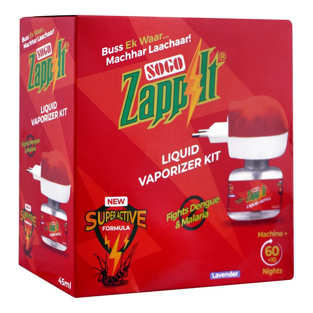 SOGO Zapp-It Liquid Vaporizer Kit, Lavender, 45ml - Main Image