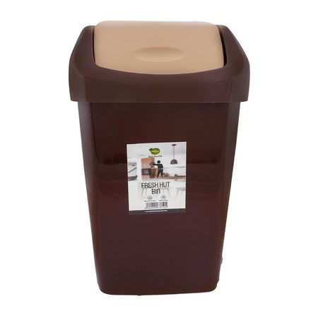 Appollo Fresh Hut Trash Bin, Brown - Image 2