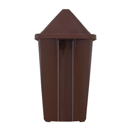 Appollo Swing Trash Bin, Brown - Image 3