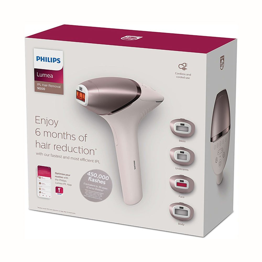 Philips Lumea 9000 IPL Hair Removal Device, 100-240V, BRI958/60 - Image 4