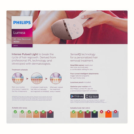 Philips Lumea 9000 IPL Hair Removal Device, 100-240V, BRI958/60 - Image 5