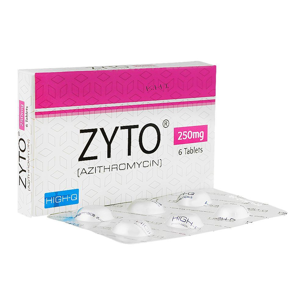 High-Q Pharmaceuticals Zyto Tablet, 250mg, 6-Pack - Main Image