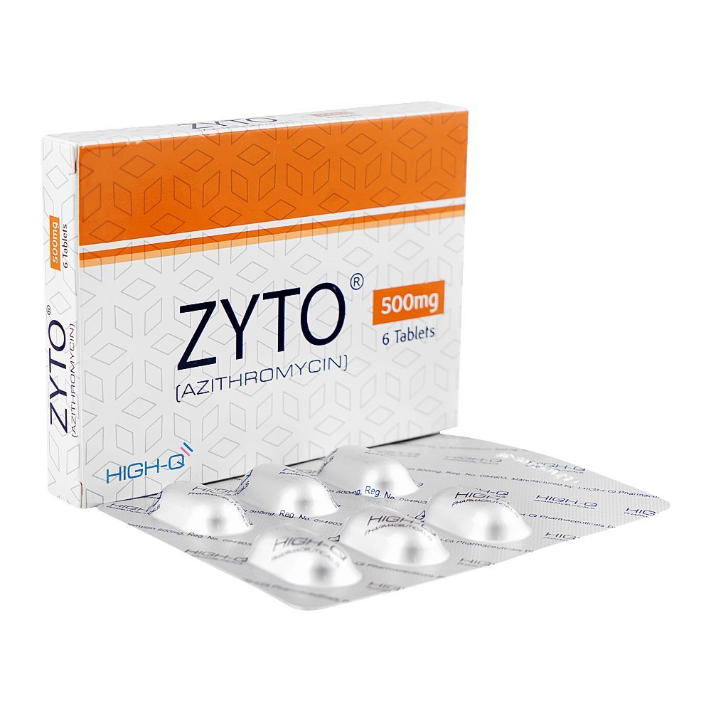High-Q Pharmaceuticals Zyto Tablet, 500mg, 6-Pack - Main Image