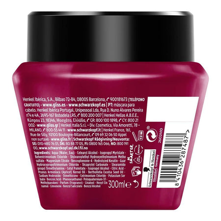 Schwarzkopf Gliss Hair Repair Colour Protector 2-In-1 Hair Mask, 300ml - Image 2