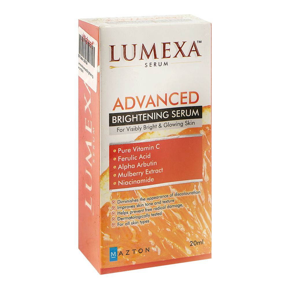 Mazton Lumexa Advanced Brightening Serum, Vitamin C, Niacinamide, For All Types Of Skin, 20ml - Main Image