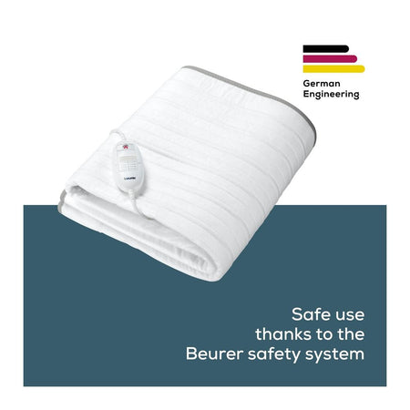 Beurer Electric Heated Blanket, Fleece, TS17, 59 x 31.4 Inches - Image 4
