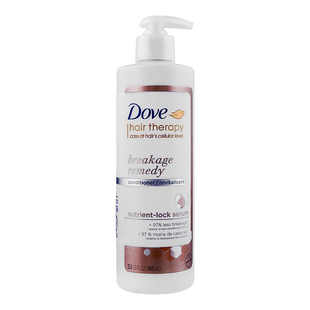 Dove Hair Therapy Breakage Remedy Nutrient-Lock Serum Conditioner, 400ml - Main Image