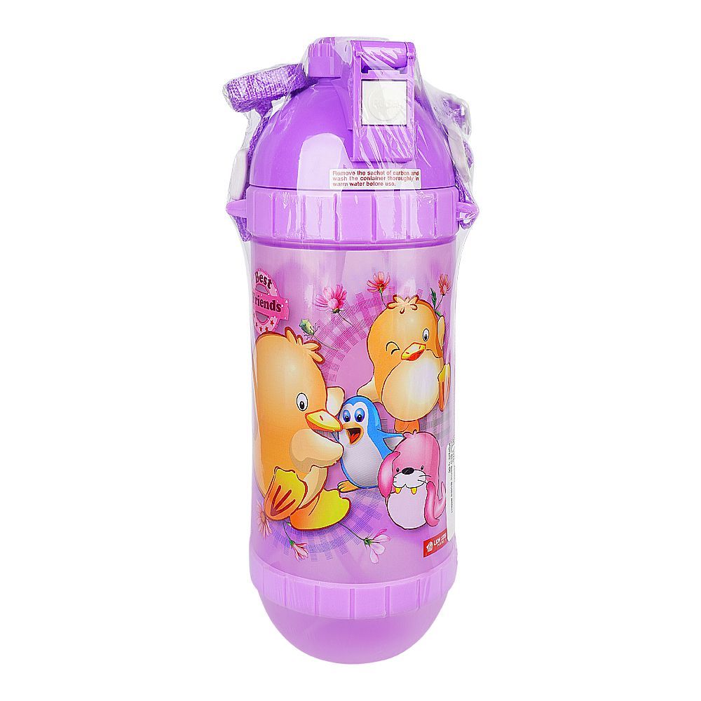 Lion Star Plastic Sonic Water Bottle, 850ml, Purple, N-66 - Main Image