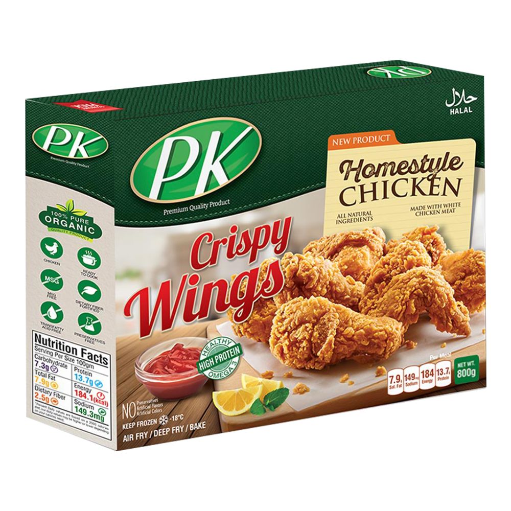 PK Crispy Wing's, 800g - Main Image