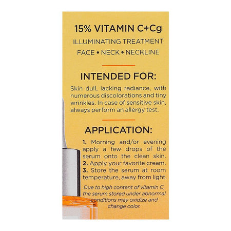 Eveline 15% Resveratrol Ferulic Acid Vitamin C + CG Serum Shot, 30ml - Image 5