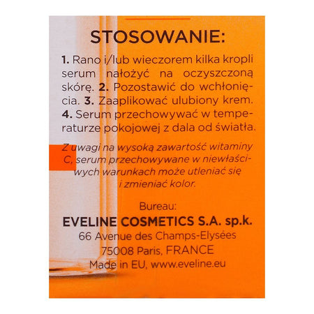 Eveline 15% Resveratrol Ferulic Acid Vitamin C + CG Serum Shot, 30ml - Image 6