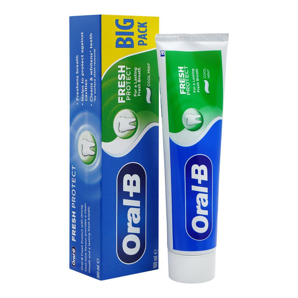 Oral-B Fresh Protect Cool Mint Tooth Paste, 100ml - Main Image