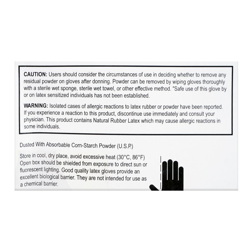 Safety Surgical Gloves, Medium, 100-Pack - Image 3