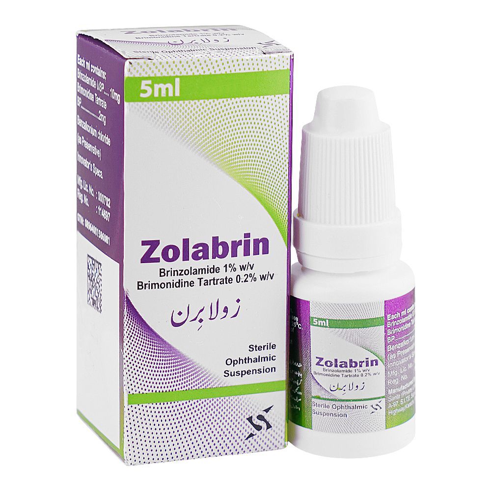 Zolabrin Ophthalmic Suspension, 5ml - Main Image