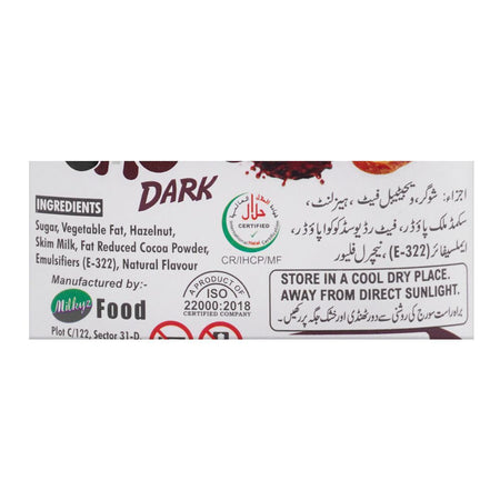 Milkyz Food Choco Dark Chocolate With Hazelnut Spread, 350g - Image 3