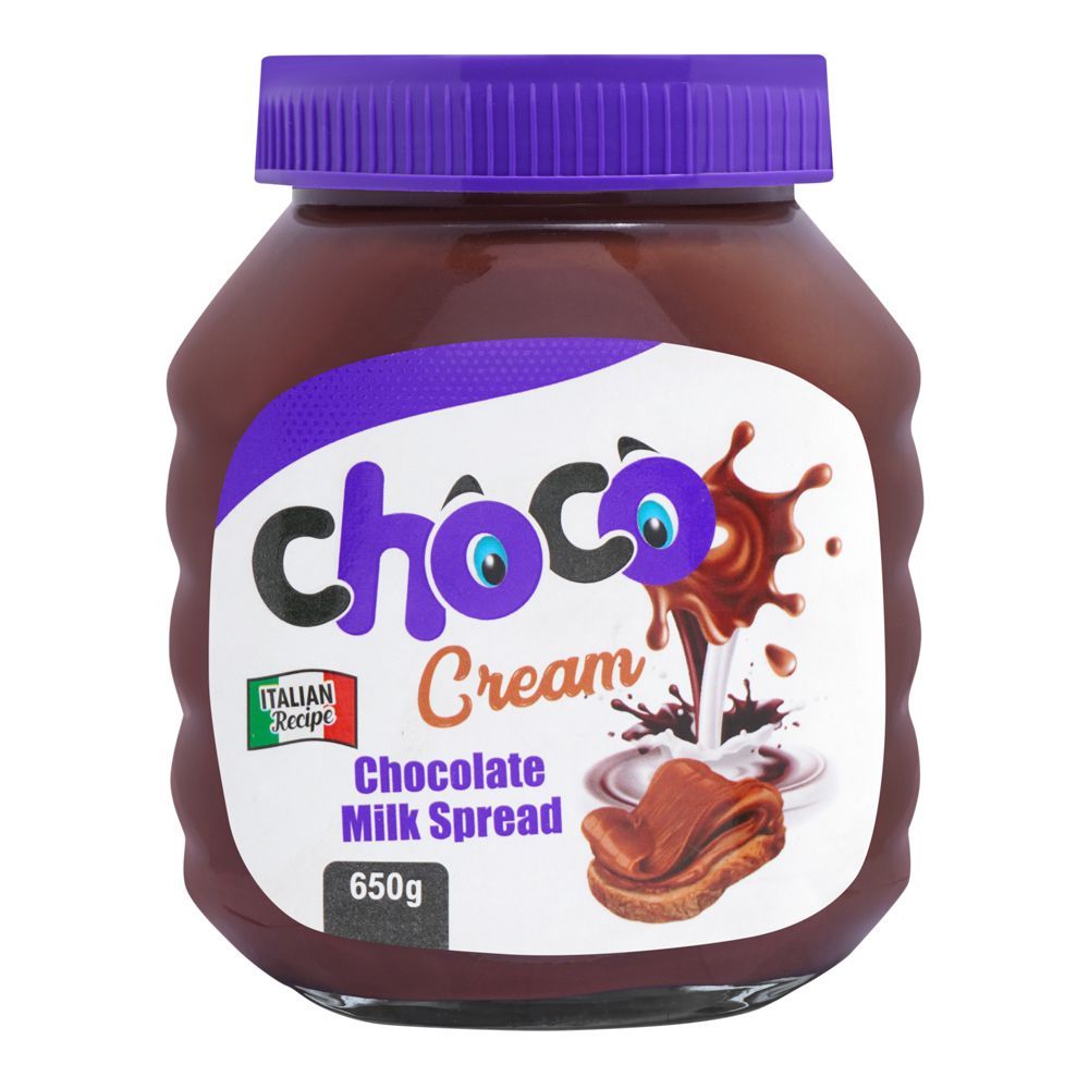 Milkyz Food Choco Cream Chocolate With Milk Spread, 650g - Main Image