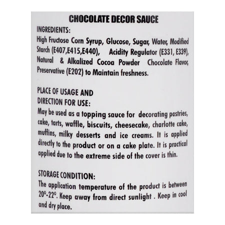 Milkyz Food Royal Decor Chocolate Sauce, 350g - Image 3